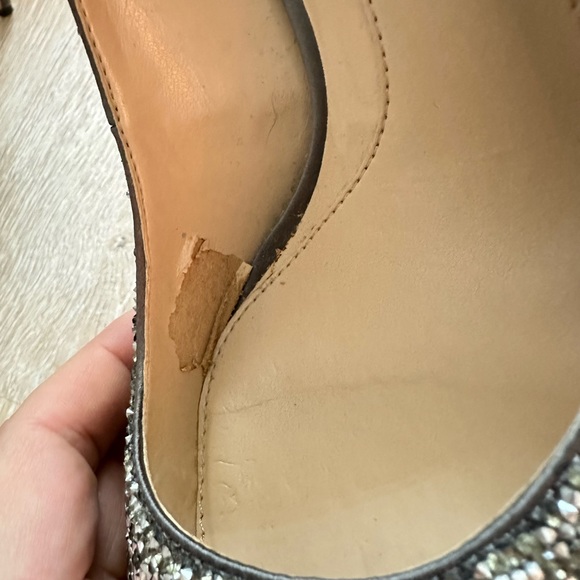 Vince camuto grey sequins heels - Picture 8 of 12